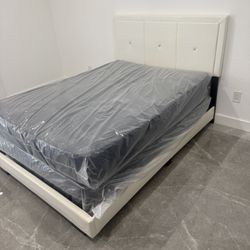 Full   Size Bed Frame With Mattress All New Furniture And Free Delivery Free Installation 