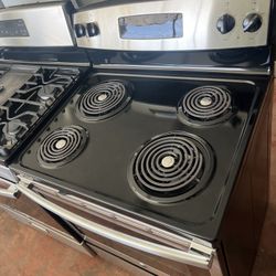 Ge Glass Top Electric Stove Used 