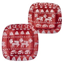  La Gioconda of Italy Reindeer Heads Centerpiece Seasonal Table Décor & Serv...