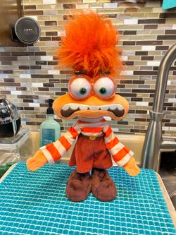Disney Pixar Inside Out 2 Anxiety  by Just Play shakes & makes sounds  14” Tall