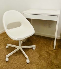 IKEA MICKE Desk with Swivel Chair