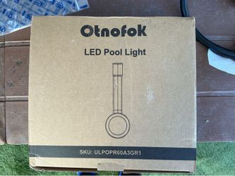 Otnofok LED Pool Light with Remote – 15W, Clamp Mount