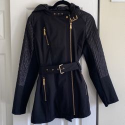 Michael Kors Belted Waterproof Jacket