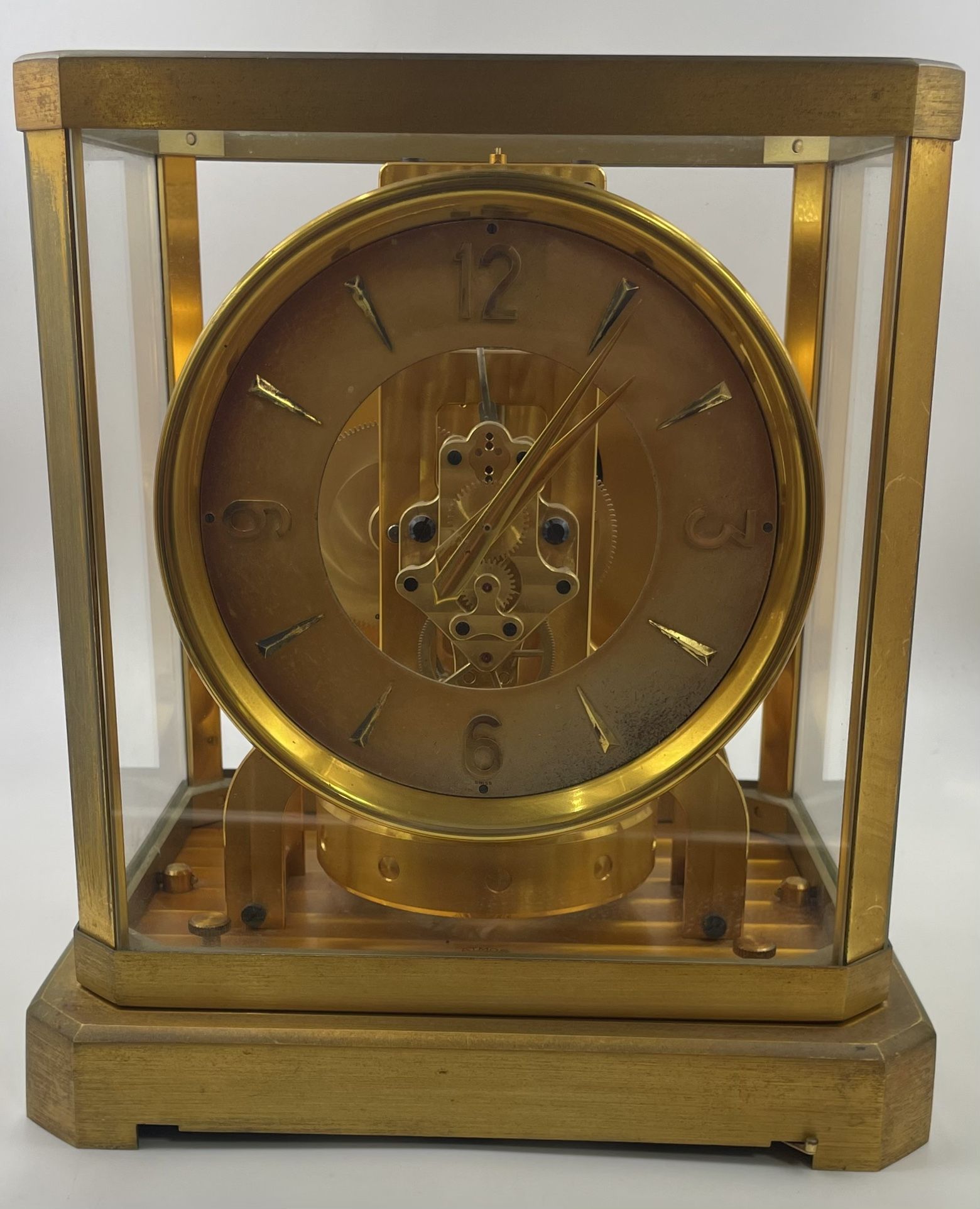 Jaeger LeCoultre Atmos Clock 519 Art Deco Perpetual Atmospheric 15 Jewels