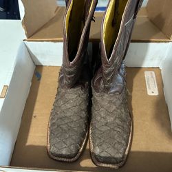 Pirarucu cowboy boots