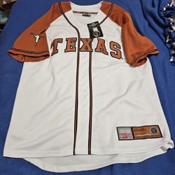 NWT University Of Texas Longhorns Colosseum Baseball Jersey, Men's Large