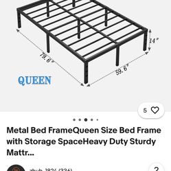 Queen Metal Bed Frame