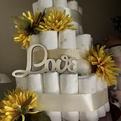 3 Tier Diaper Cake- Size 2- $70
