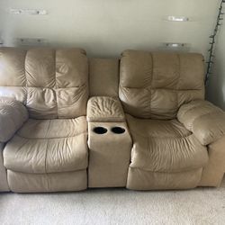 Leather Couch 