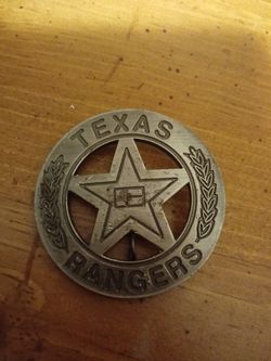 Texas Ranger pin badge