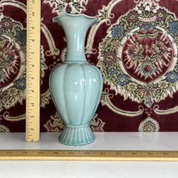 Vintage Chinese Celadon Porcelain Vase 