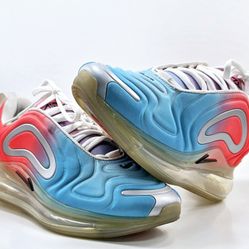 Nike Air Max 720 Women's Size 8.5 Lava Glow Blue Fury - AR9293 600