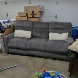 Power Recliner Couch with USB Charging Ports