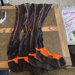 2 Pairs KTM PowerWear Touring Long Socks Motocross L/XL