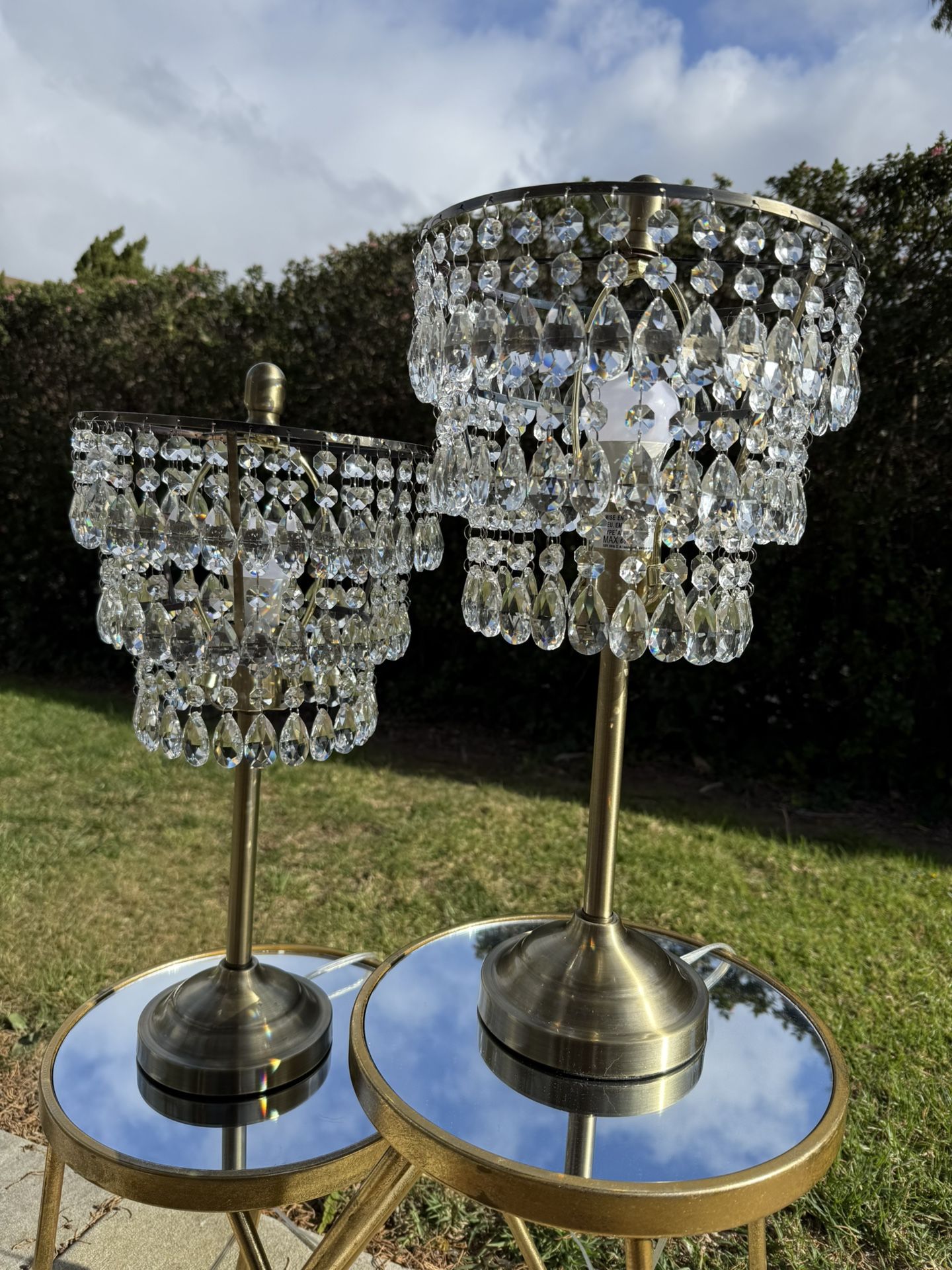 Crystal Lamp Set