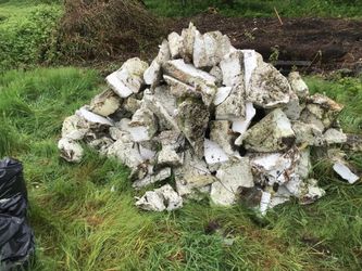 Free pile of Styrofoam