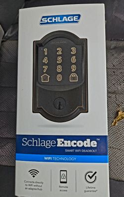 BRAND NEW Schlage Encode Smart WiFi Deadbolt - Aged Bronze