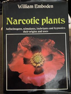 Narcotic Plants Vintage Book