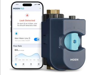 moen flo shutoff automatic water leak detector & shutoff 3 4