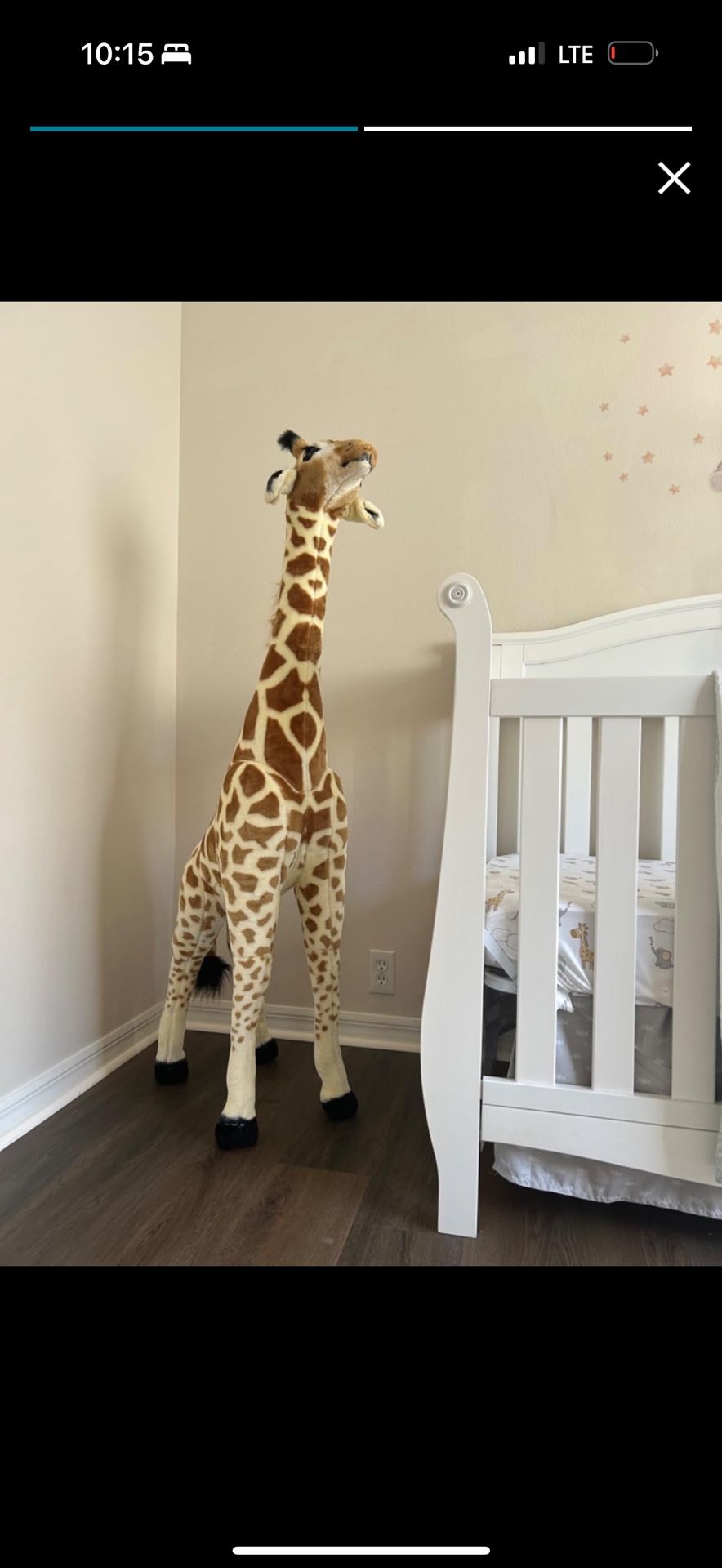 Melissa & Doug Giant Giraffe - Lifelike Stuffed Animal (over 4 feet tall)