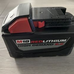Milwaukee Battery M18 Red Lithium High Demand 9.0