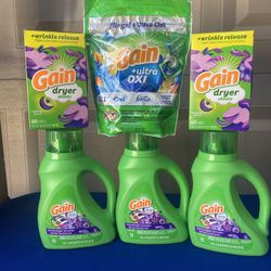 Gain Laundry Detergent Bundle 