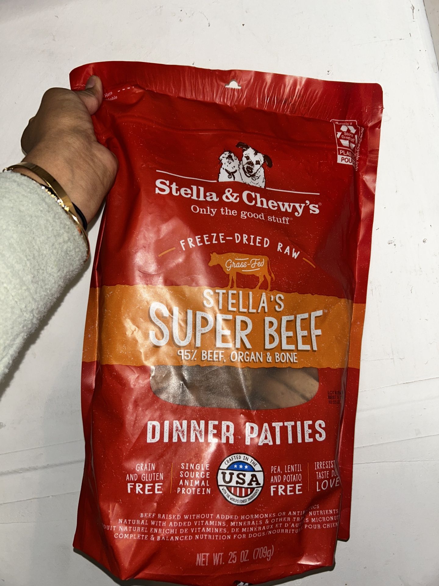 95% beef Patties for dogs