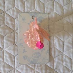 Pink Bunny hairclip