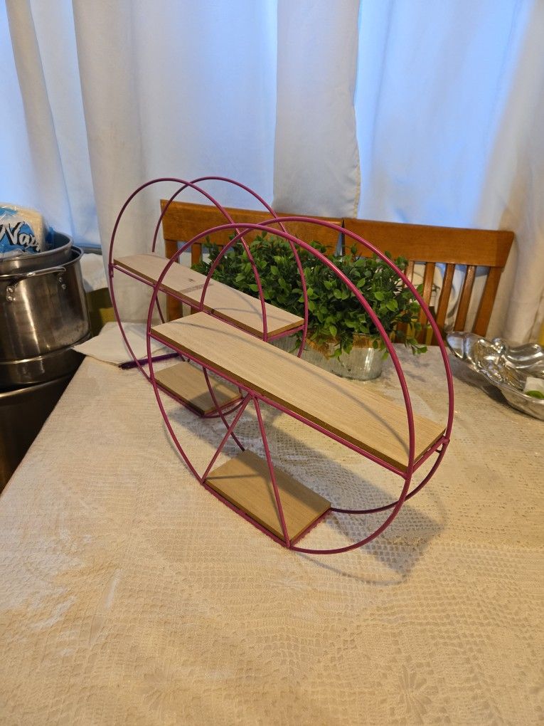 2 Shelves Color Rosa.2 Pink Pretty Shelves