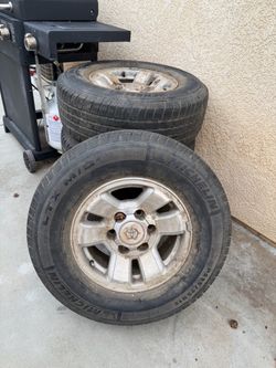 Toyota set of wheels and tires