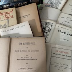 11 Old Books, Assorted Titles