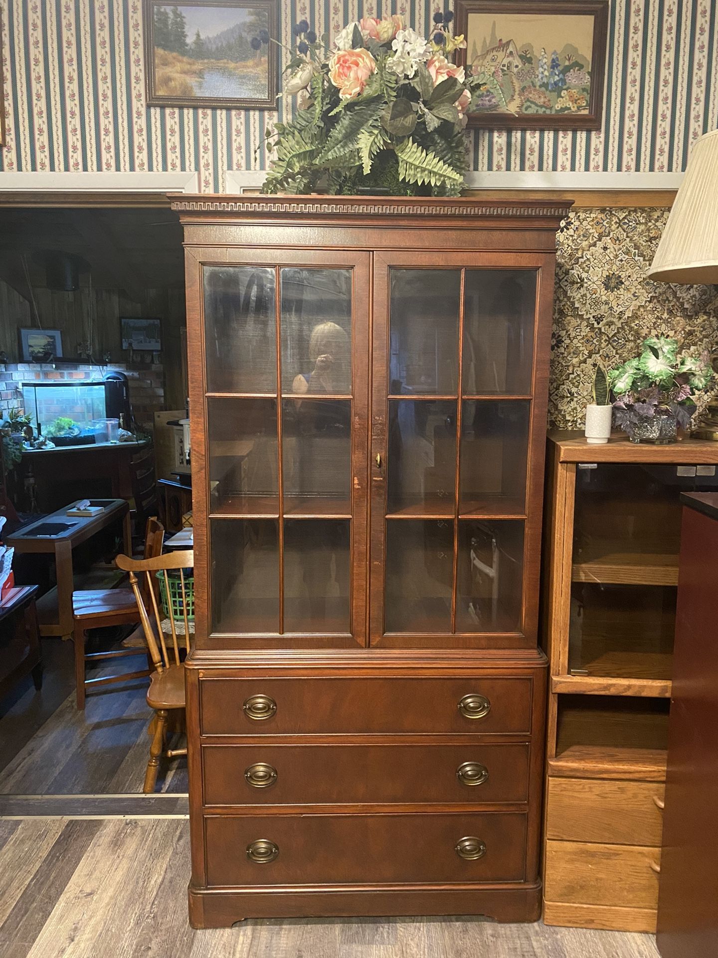 Vintage China Buffet Hutch
