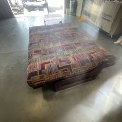 Two Piece Futon Set Also Transforms Into Lounge Chair And Sofa