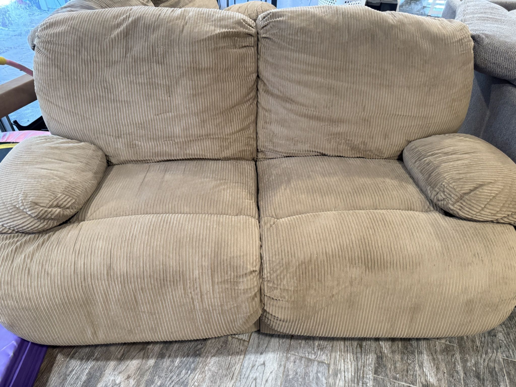 Two Matching Reclining Couches