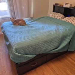 Full Bed Frame And Dresser