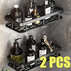 2 PCS -Stainless Steel Shower Caddy Racks 