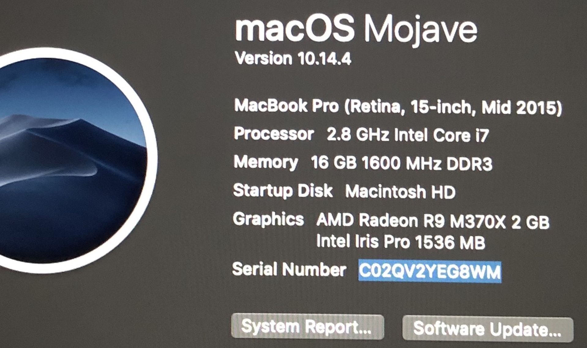 MacBook Pro I7 15” Mid 2015 See Pics