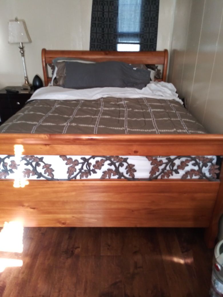 Queen bed frame only