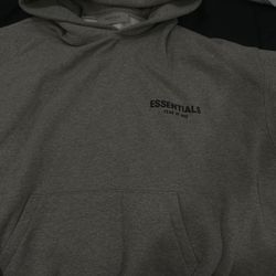 Essentials Hoodie dark Oat M