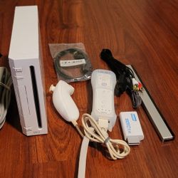 Nintendo Wii White Mod-ded Video Game Console (Snes,nes, N64, Gameboy, Sega, Gamecube)