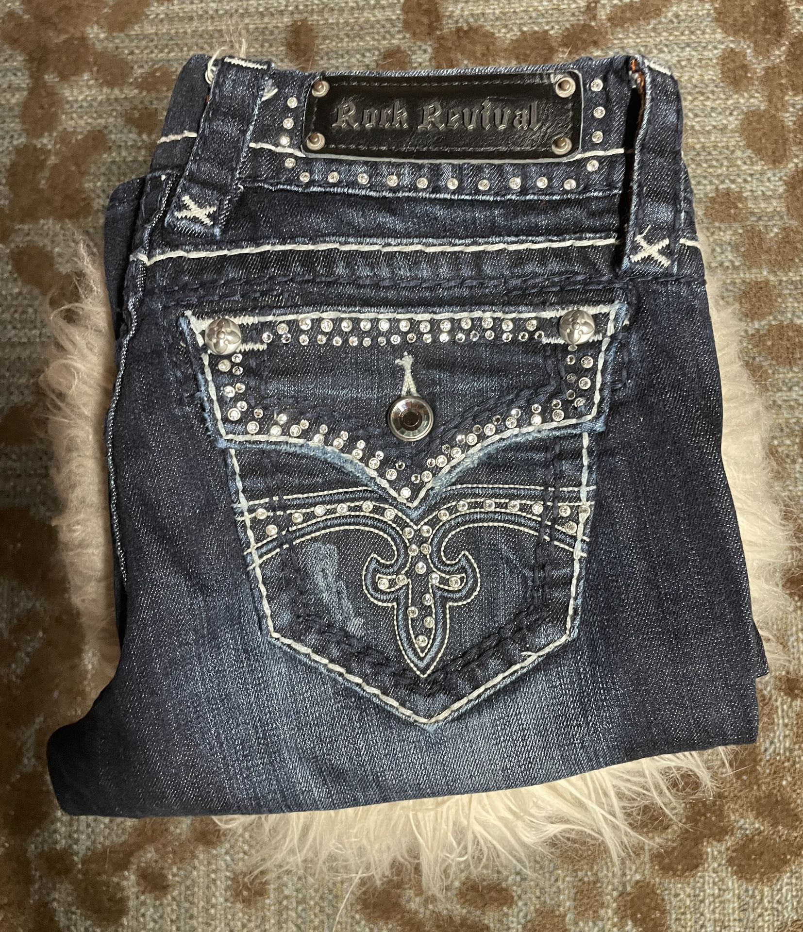 Women’s Size 26 x 32” Rock Revival Celine Easy Boot Jeans