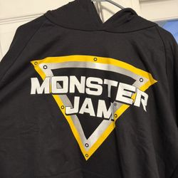 Monster Jam Black Pullover Hoodie 2XL