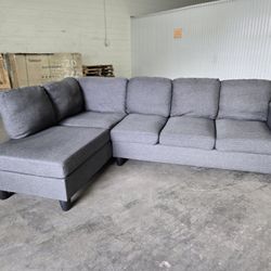*Same Day Delivery Available!* 
Grey Chaise Sectional
