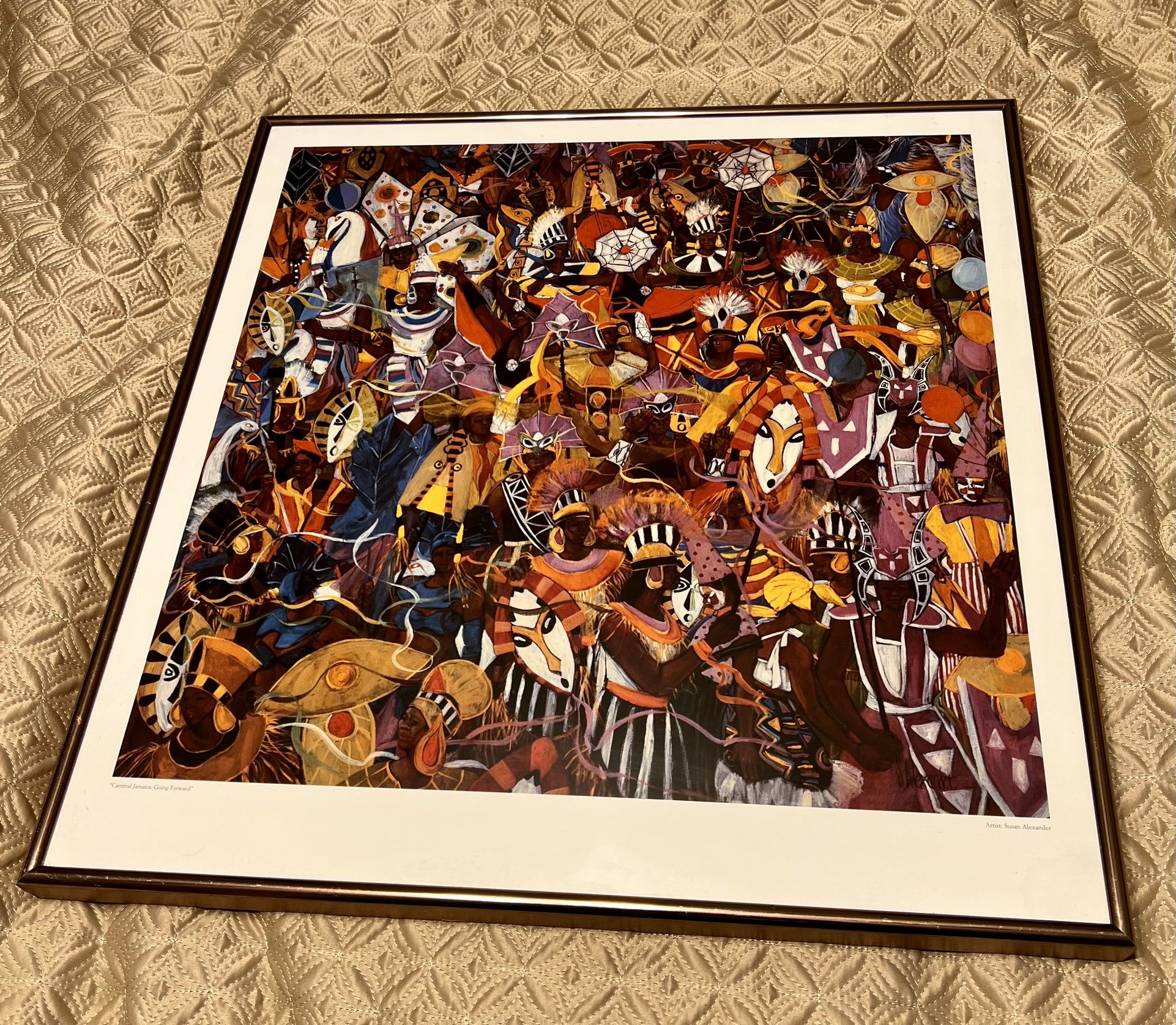 Jamaican Art Print - Carnival Going Forward By Susan Alexander