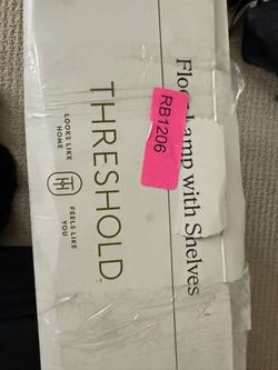 Threshold Shelf Floor Lamp Black - Brand New in Box