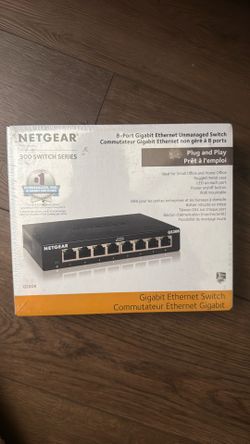 Netgear 300 switch series 8 GB ethernet unmanaged switch