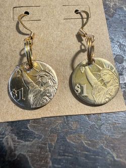 Hand Crafted 4th of July Earrings lot13