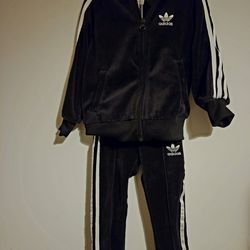 Toddler Kids' Adidas Track Suit 2T - Black,  unisex. 