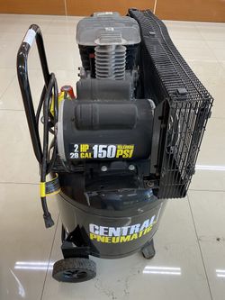 CENTRAL PNEUMATIC 29 Gallon 2 HP 150 PSI Cast Iron Vertical Air Compressor for Sale in Oakland Park FL OfferUp
