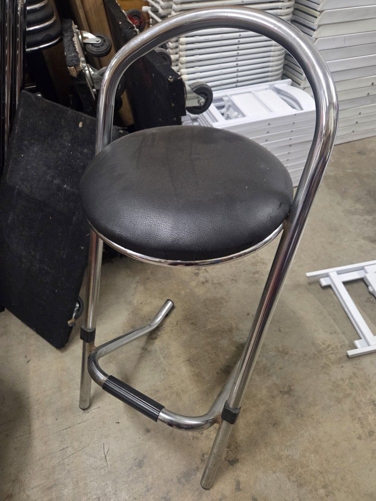 Warehouse Clearance — Chrome Bar Stools